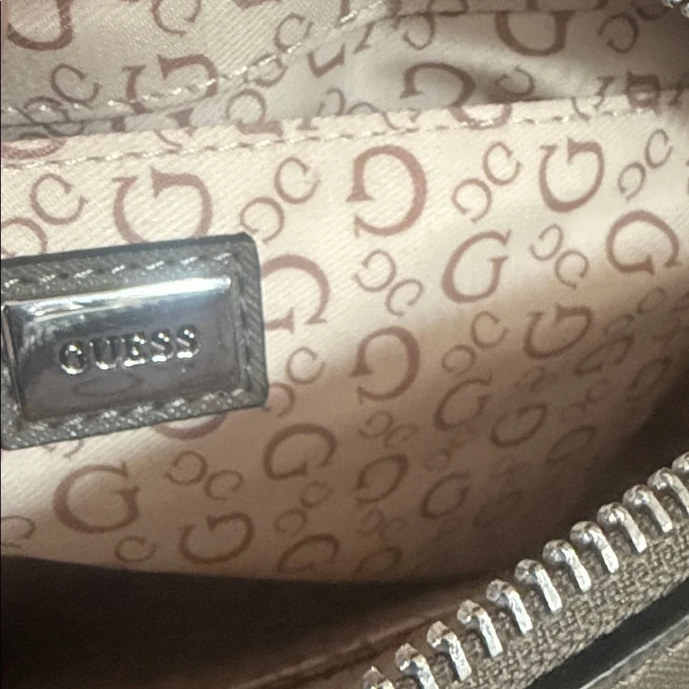 Guess‎ Taupe Medium Size Embossed Crossbody Bag NWOT